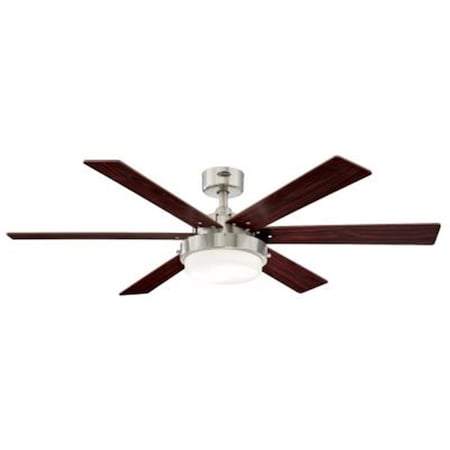 52 In Indoor Ceiling Fan With LED Light Kit